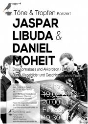 Tickets für Jaspar Libuda und Daniel Moheit am 19.02.2016 - Karten kaufen